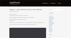 Desktop Screenshot of lightfreak.ch